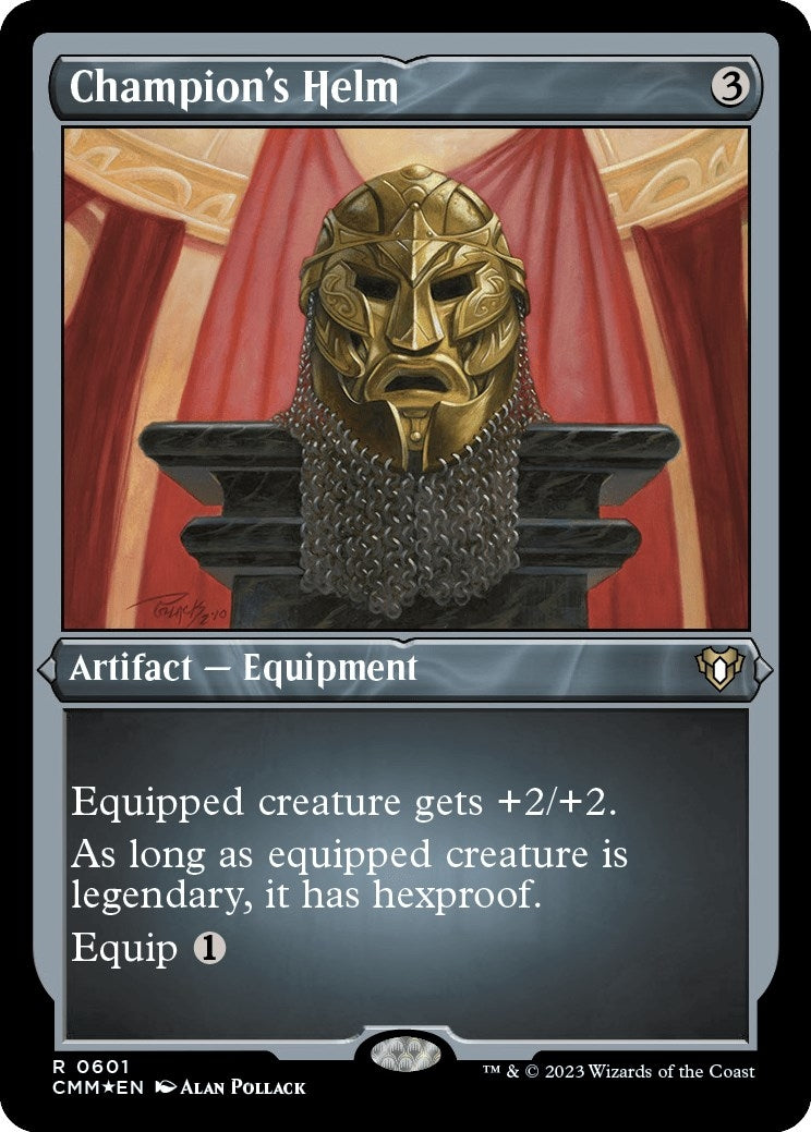 Image for Champion's Helm (Foil Etched) (601) - Magic: The Gathering
