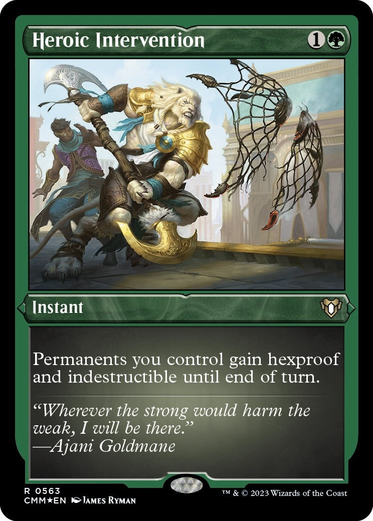 Image for Heroic Intervention (Foil Etched) (563) - Magic: The Gathering