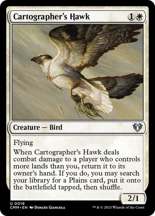 Image for Cartographer's Hawk (18) - Magic: The Gathering