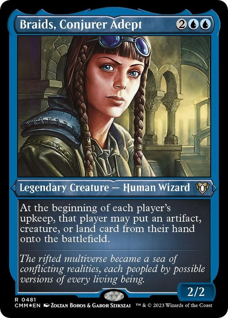 Image for Braids, Conjurer Adept (Foil Etched) (481) - Magic: The Gathering
