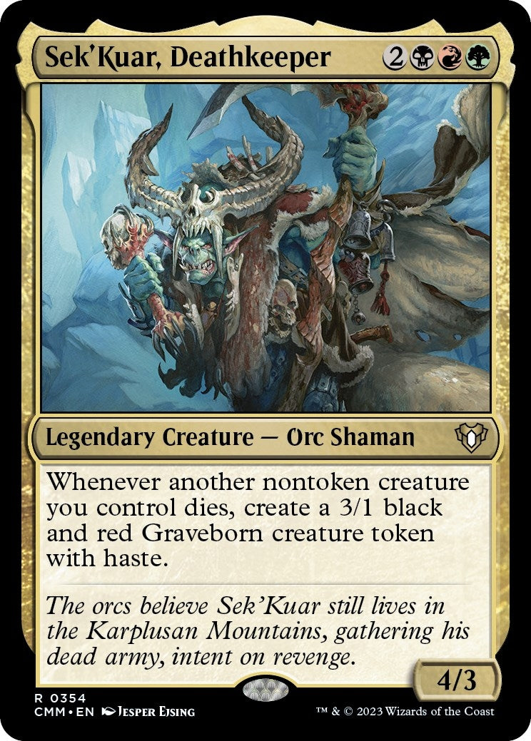 Image for Sek'Kuar, Deathkeeper (354) - Magic: The Gathering