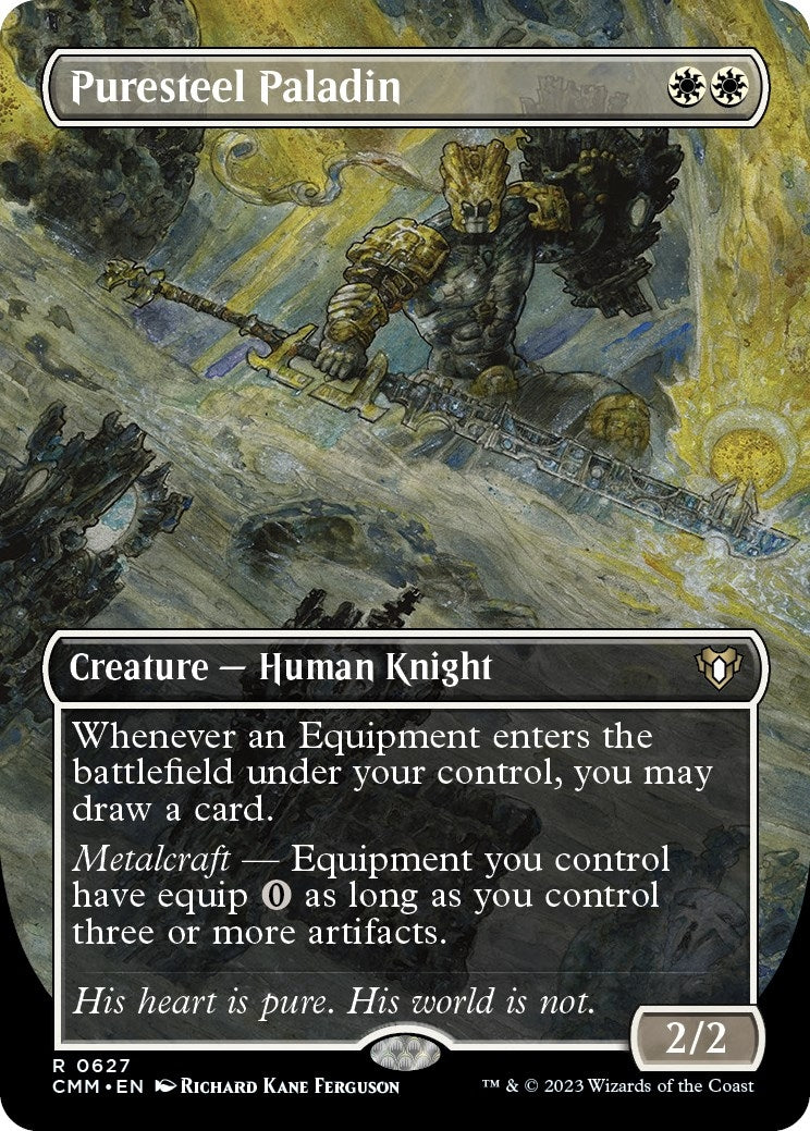 Image for Puresteel Paladin (Borderless) (627) - Magic: The Gathering