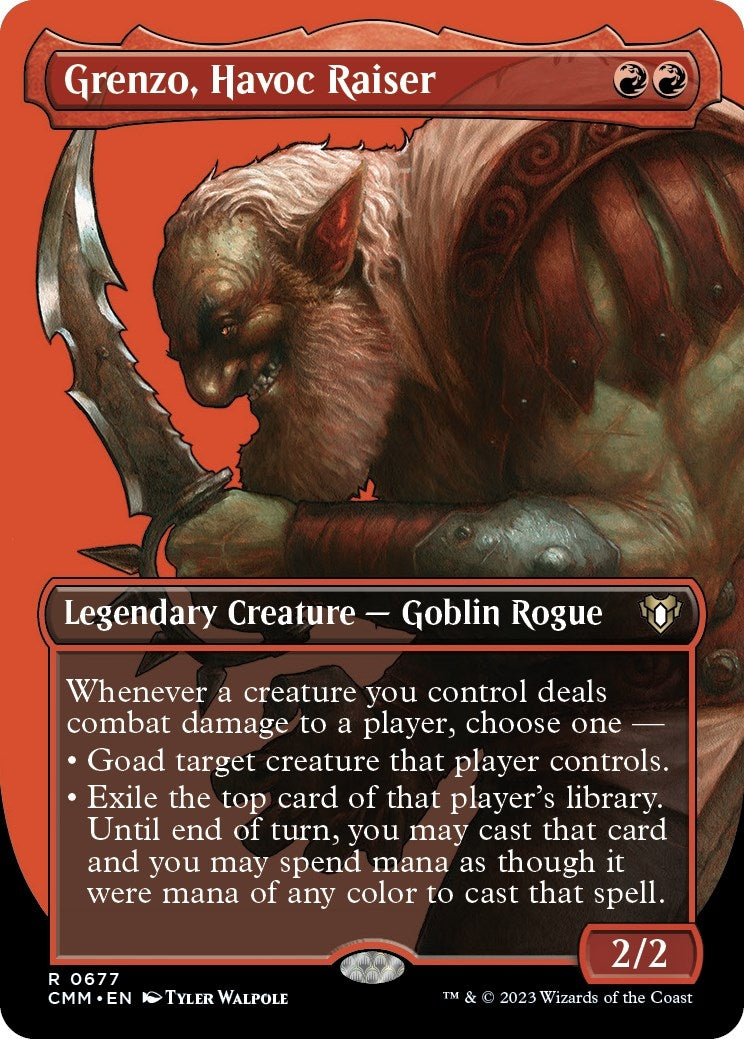 Image for Grenzo, Havoc Raiser (Borderless) (677) - Magic: The Gathering