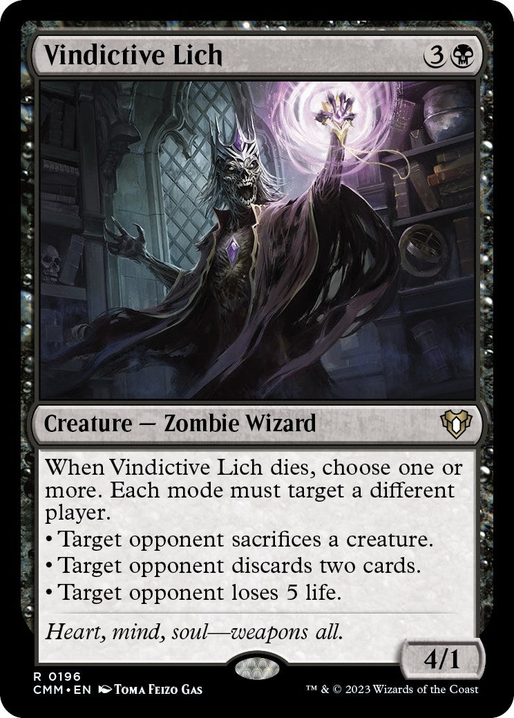 Image for Vindictive Lich (196) - Magic: The Gathering