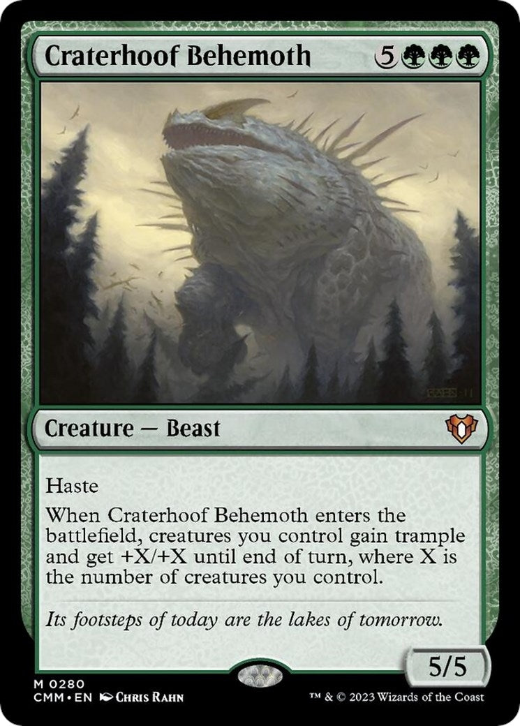 Image for Craterhoof Behemoth (280) - Magic: The Gathering