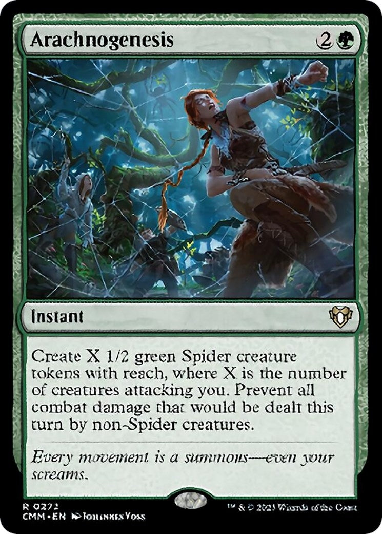 Image for Arachnogenesis (272) (CMM) - Magic: The Gathering