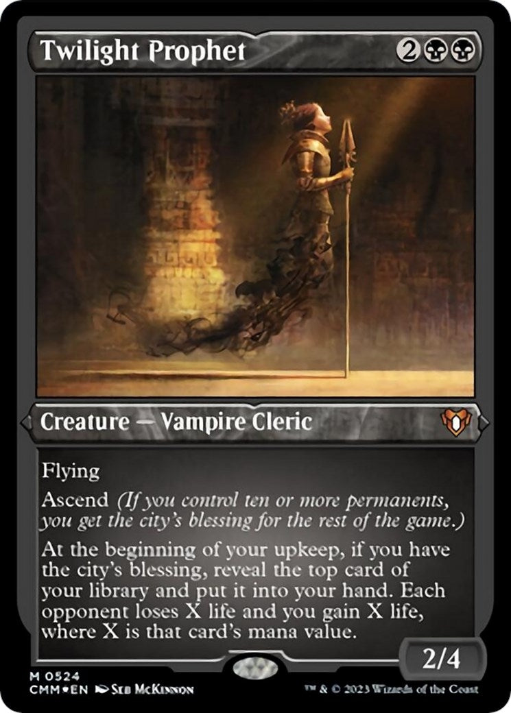 Image for Twilight Prophet (Foil Etched) (524) - Magic: The Gathering