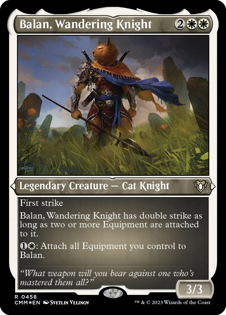 Image for Balan, Wandering Knight (Foil Etched) (458) - Magic: The Gathering