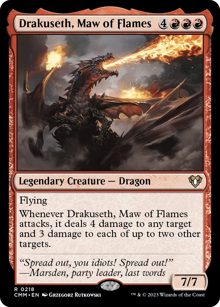 Image for Drakuseth, Maw of Flames (218) - Magic: The Gathering