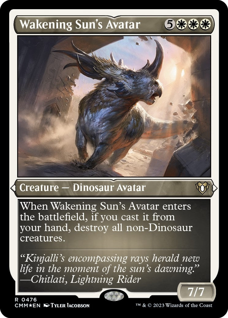 Image for Wakening Sun's Avatar (Foil Etched) (476) - Magic: The Gathering
