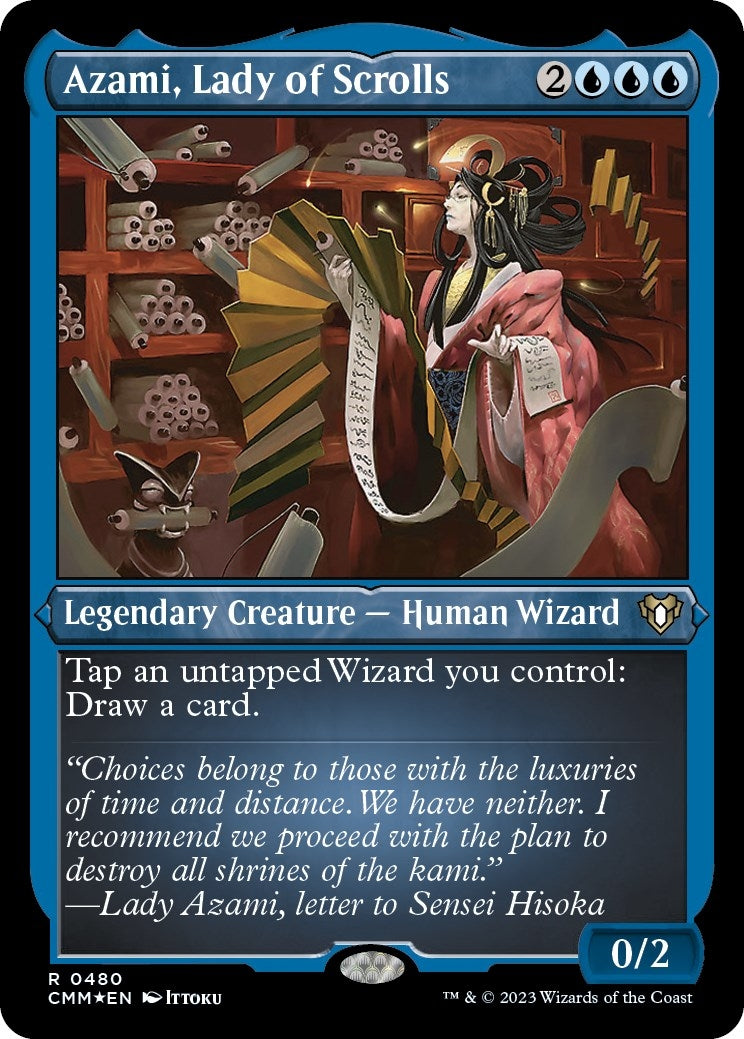 Image for Azami, Lady of Scrolls (Foil Etched) (480) - Magic: The Gathering