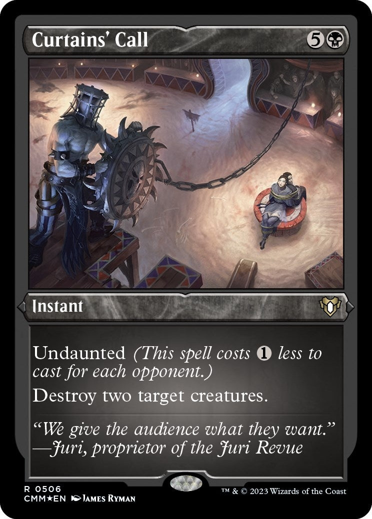 Image for Curtains' Call (Foil Etched) (506) - Magic: The Gathering