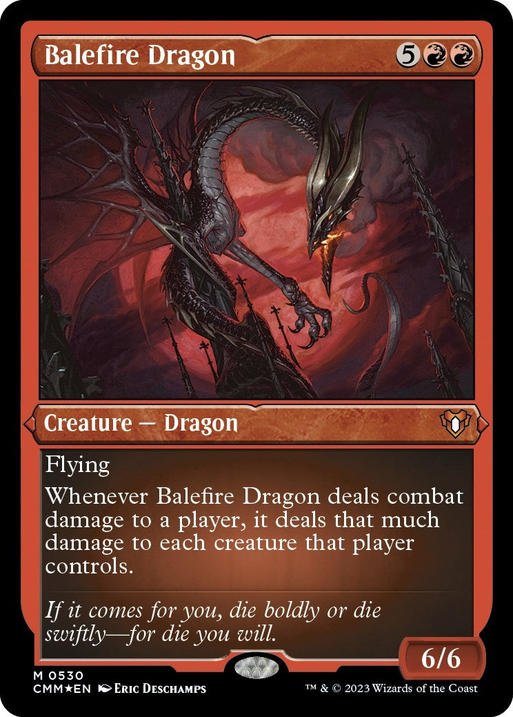 Image for Balefire Dragon (Foil Etched) (530) - Magic: The Gathering