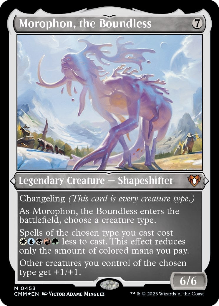 Image for Morophon, the Boundless (Foil Etched) (453) - Magic: The Gathering
