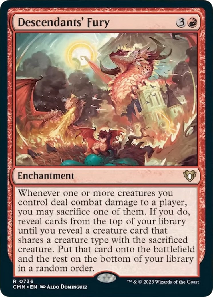 Image for Descendants' Fury (736) - Magic: The Gathering