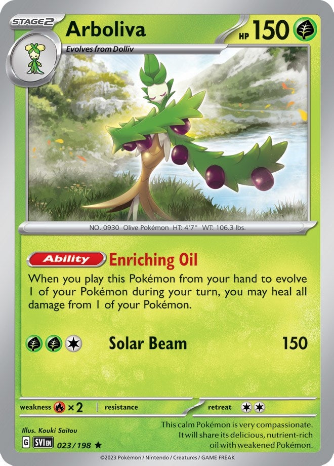 Image for Arboliva - 023/198 (Line Holo) (023/198) (MCAP) - Pokemon