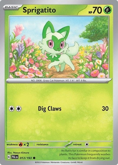 Image for Sprigatito - 013/193 (Summer 2023 Collector Chest) (013/193) (MCAP) - Pokemon