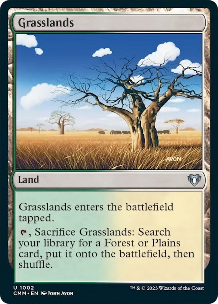 Image for Grasslands (1002) - Magic: The Gathering