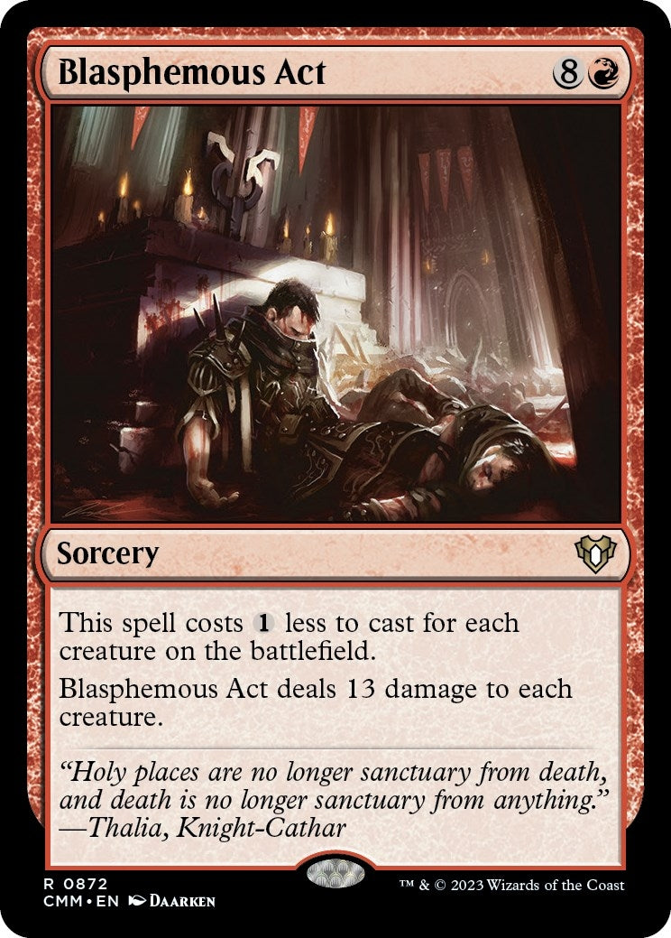 Image for Blasphemous Act (872) - Magic: The Gathering