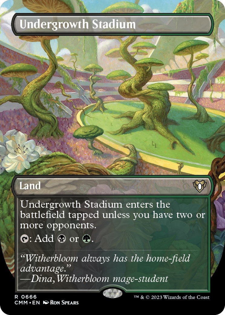 Image for Undergrowth Stadium (Borderless) (666) - Magic: The Gathering