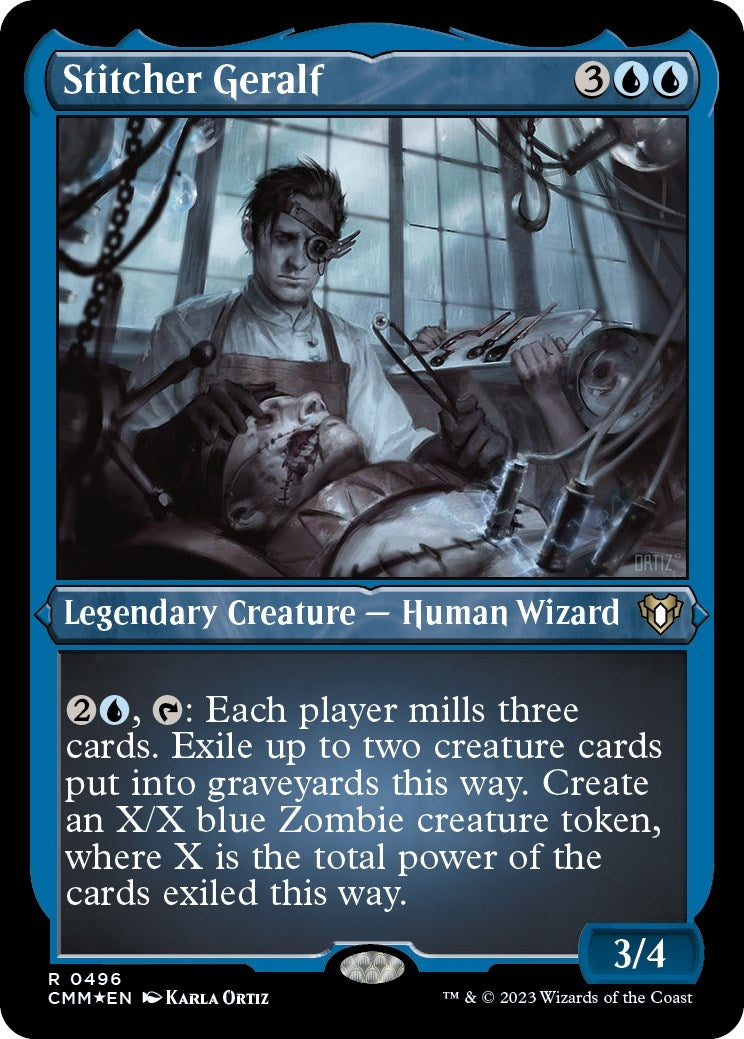 Image for Stitcher Geralf (Foil Etched) (496) - Magic: The Gathering