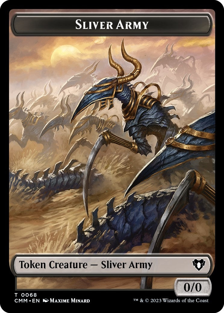 Image for Sliver Army // Sliver Double-Sided Token (68 // 57) - Magic: The Gathering