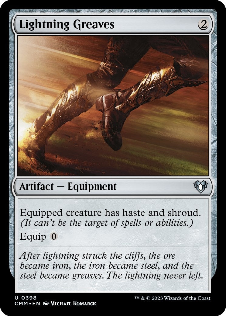 Image for Lightning Greaves (398) - Magic: The Gathering