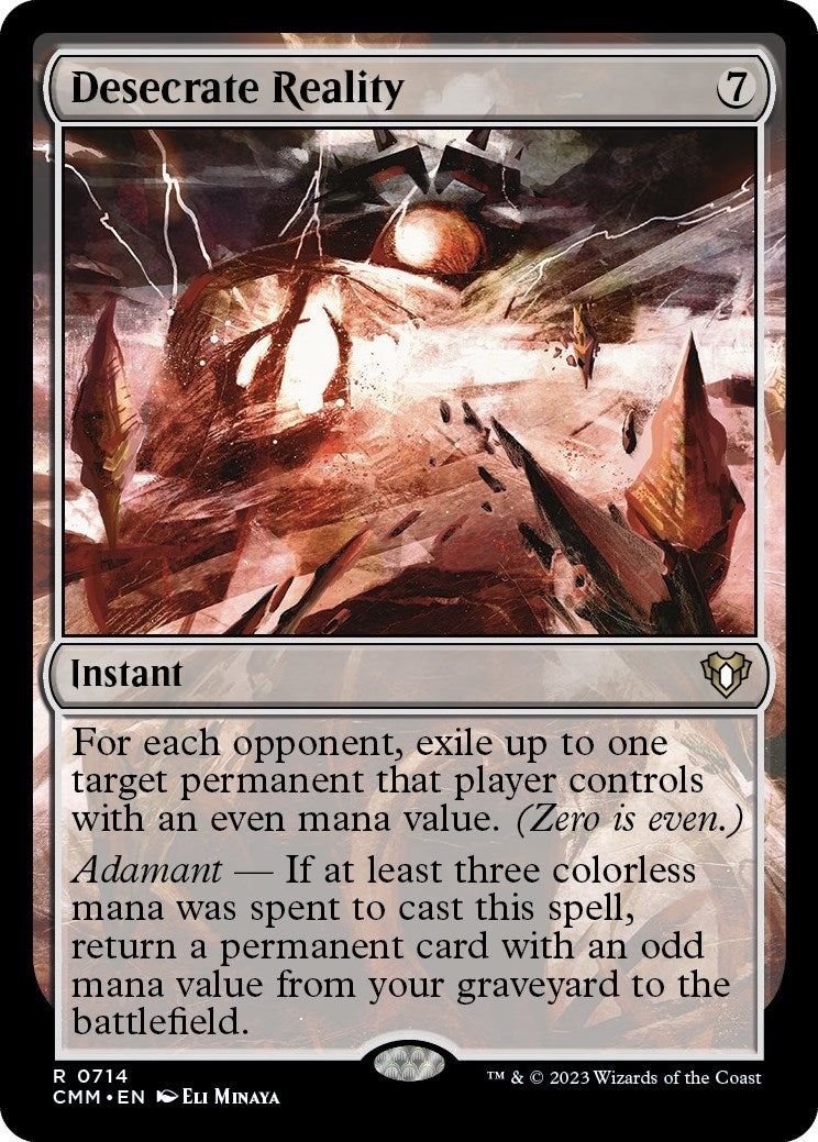 Image for Desecrate Reality (714) - Magic: The Gathering