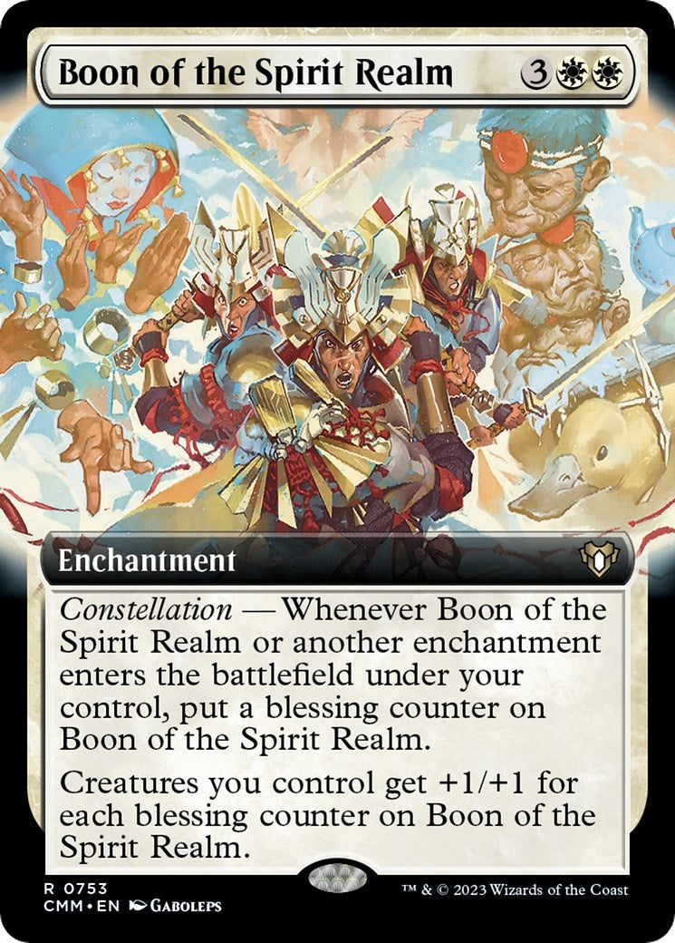 Image for Boon of the Spirit Realm (Extended Art) (753) - Magic: The Gathering