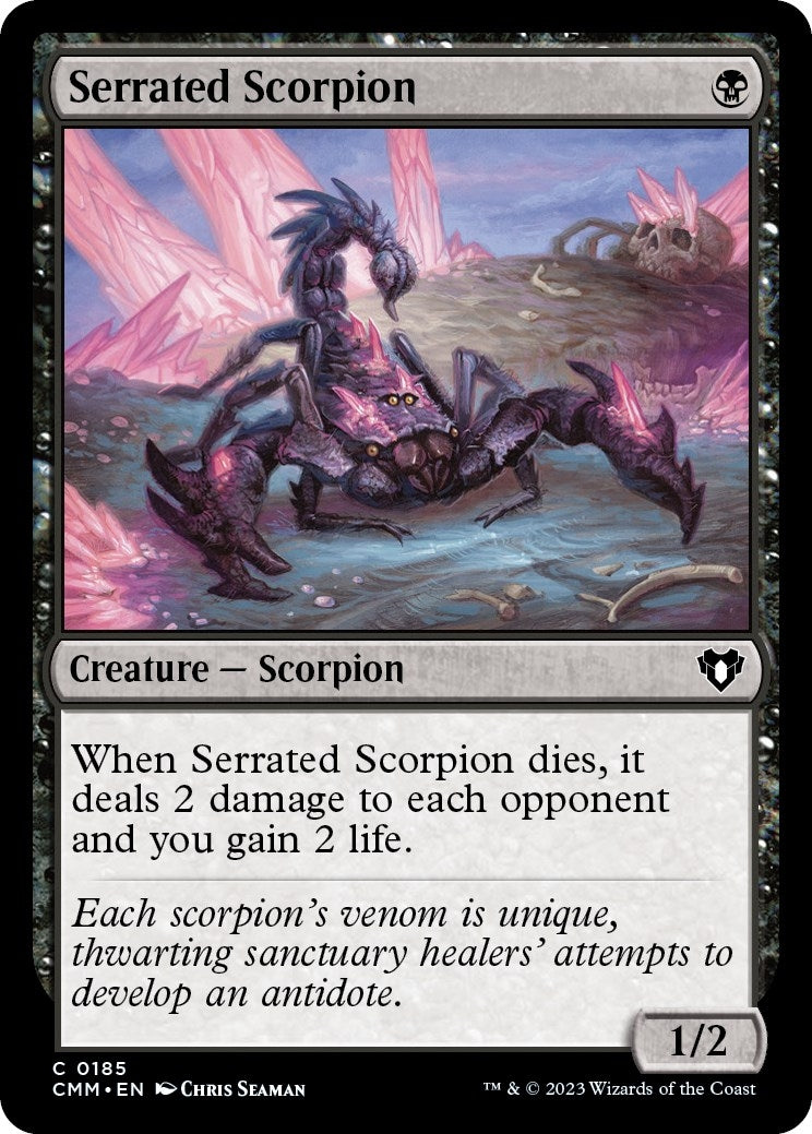 Image for Serrated Scorpion (185) - Magic: The Gathering