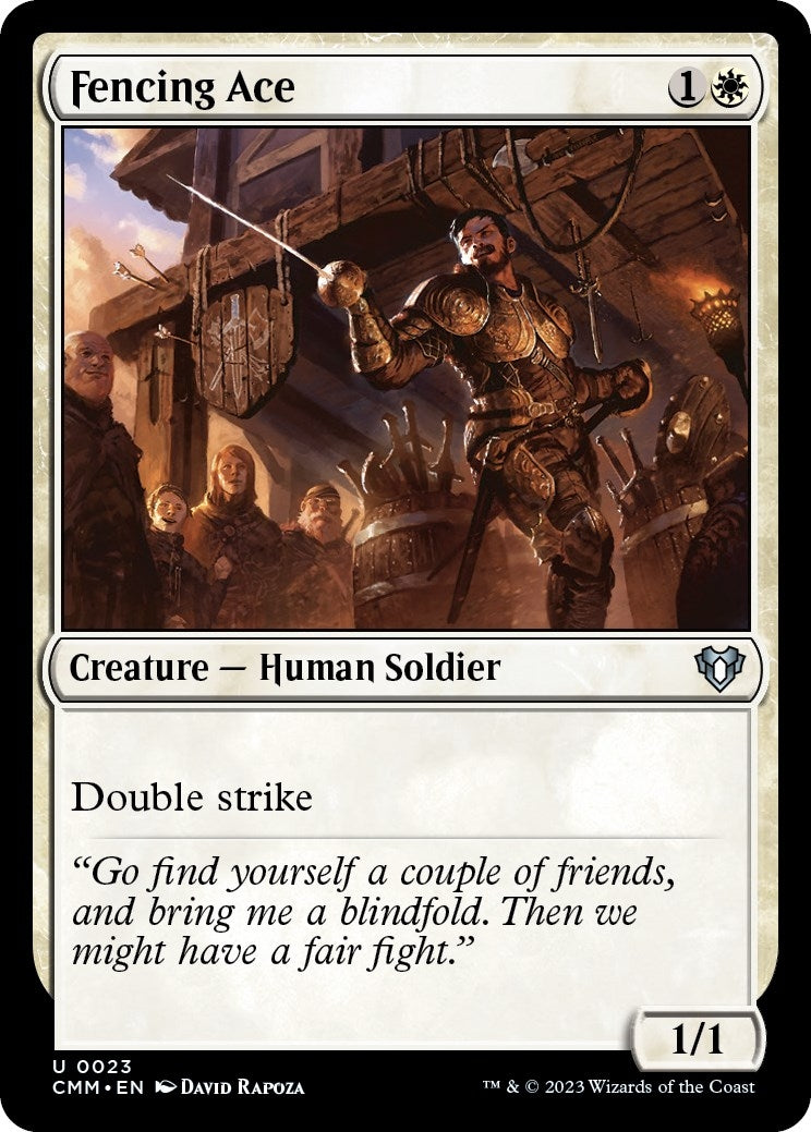 Image for Fencing Ace (23) - Magic: The Gathering
