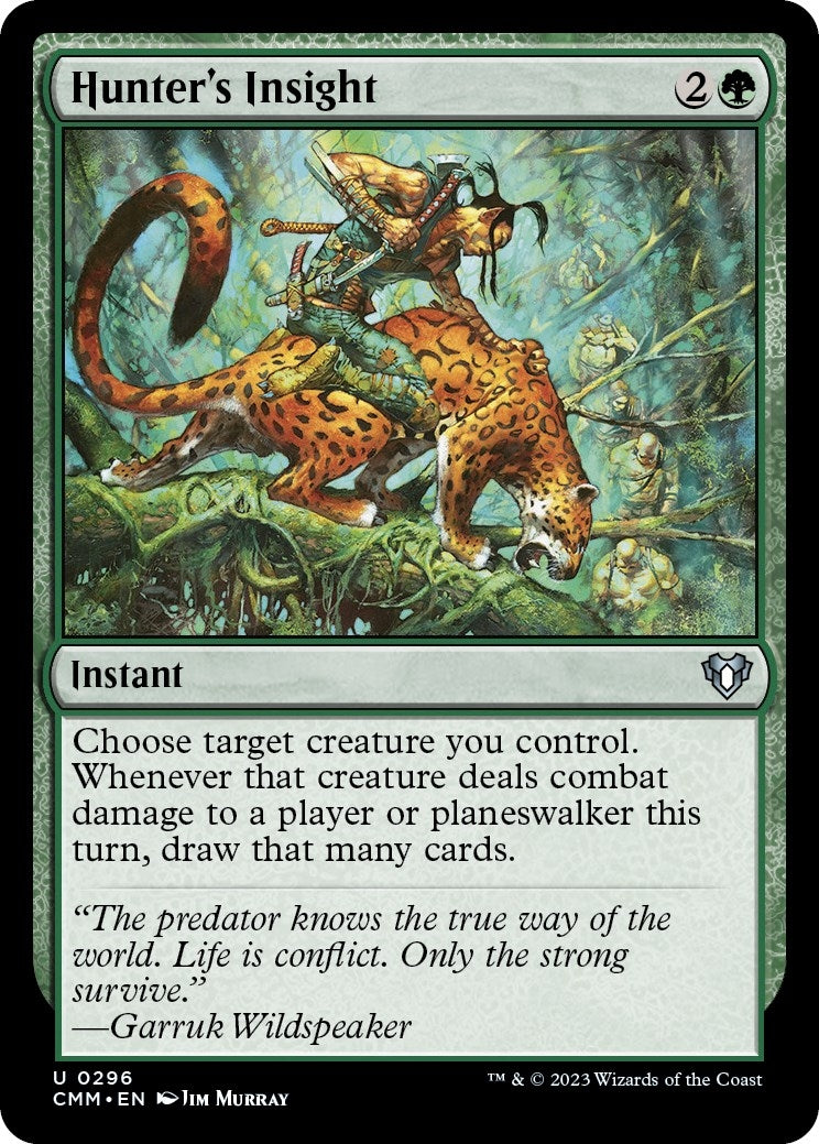 Image for Hunter's Insight (296) - Magic: The Gathering