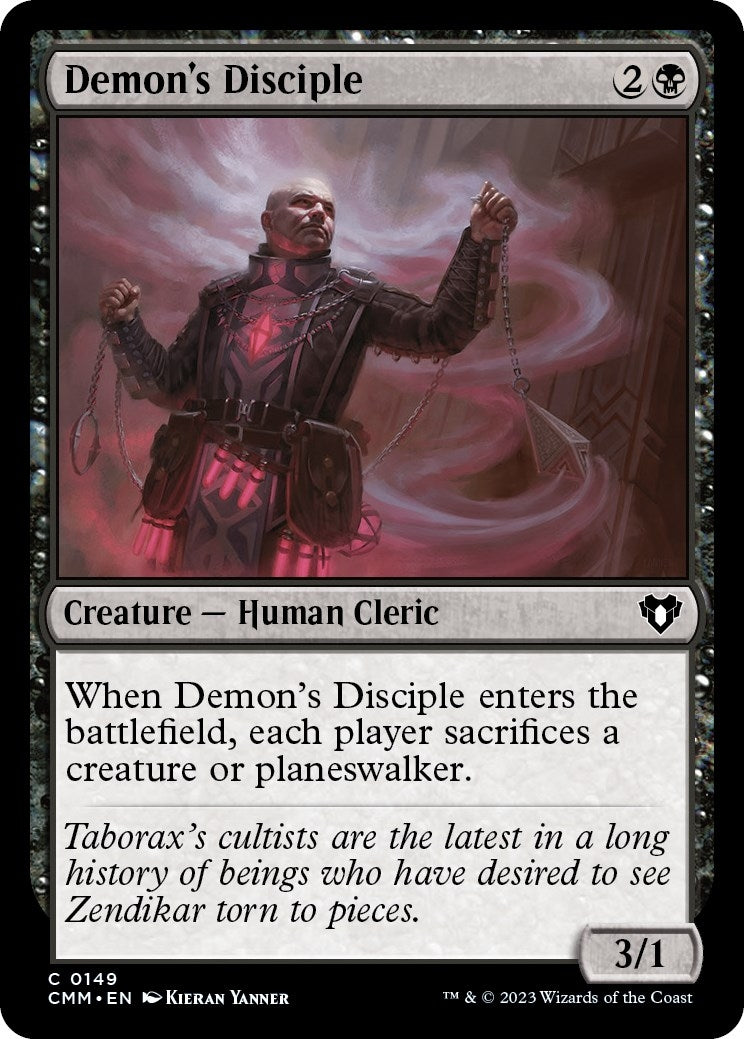 Image for Demon's Disciple (149) - Magic: The Gathering