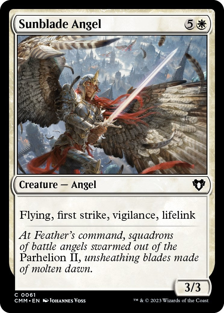 Image for Sunblade Angel (61) - Magic: The Gathering