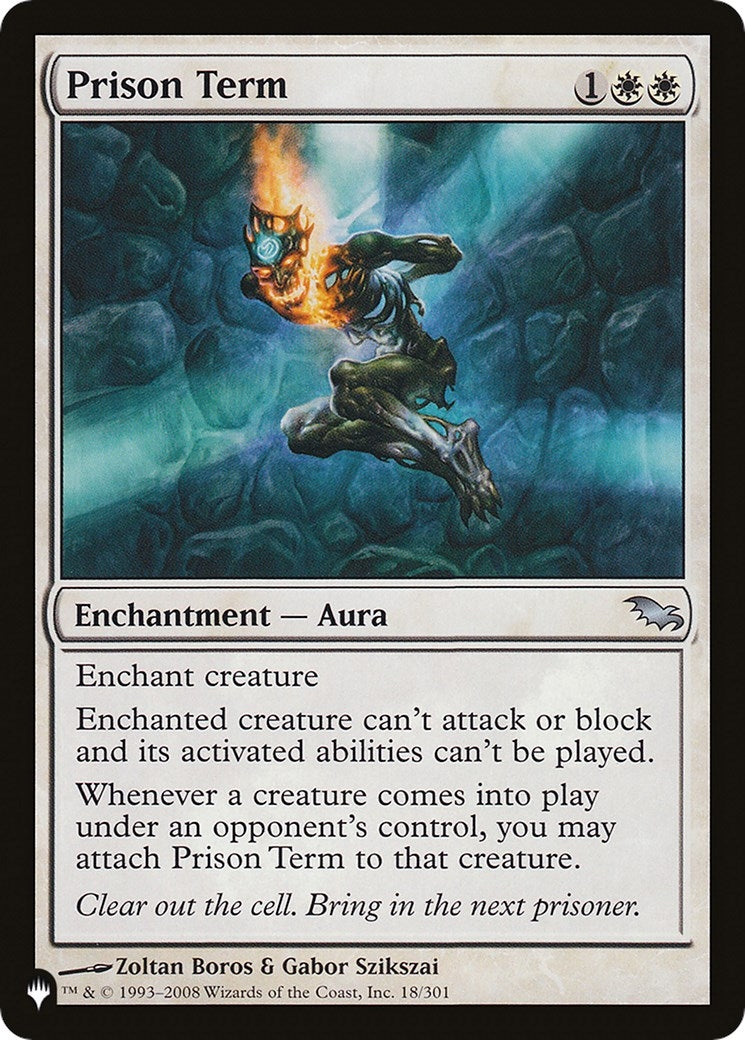 Image for Prison Term (18/301) - Magic: The Gathering