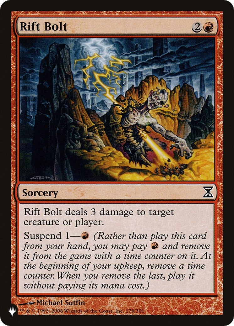Image for Rift Bolt (176/301) (LIST) - Magic: The Gathering