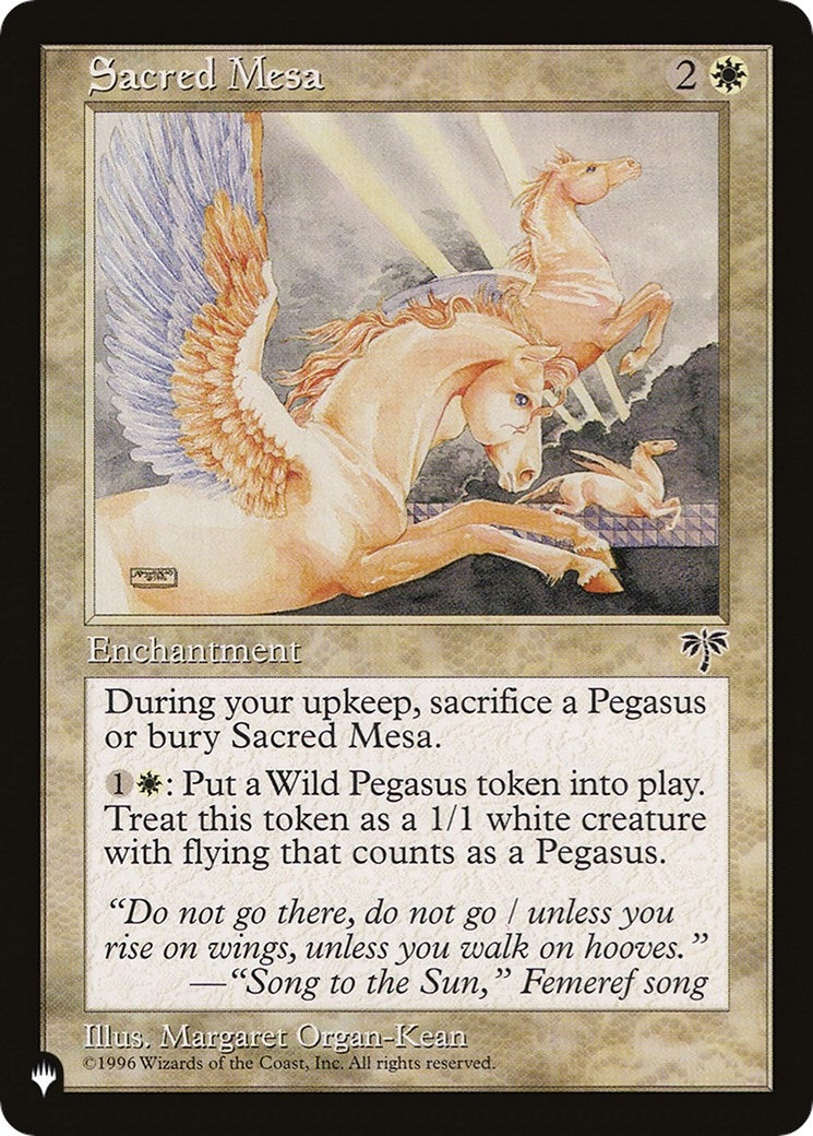 Image for Sacred Mesa - Magic: The Gathering