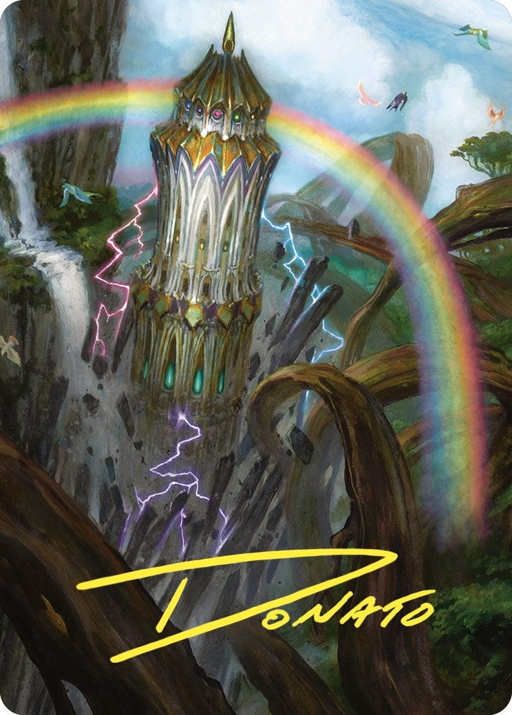Image for Command Tower Art Card (Gold-Stamped Signature) (47) - Magic: The Gathering