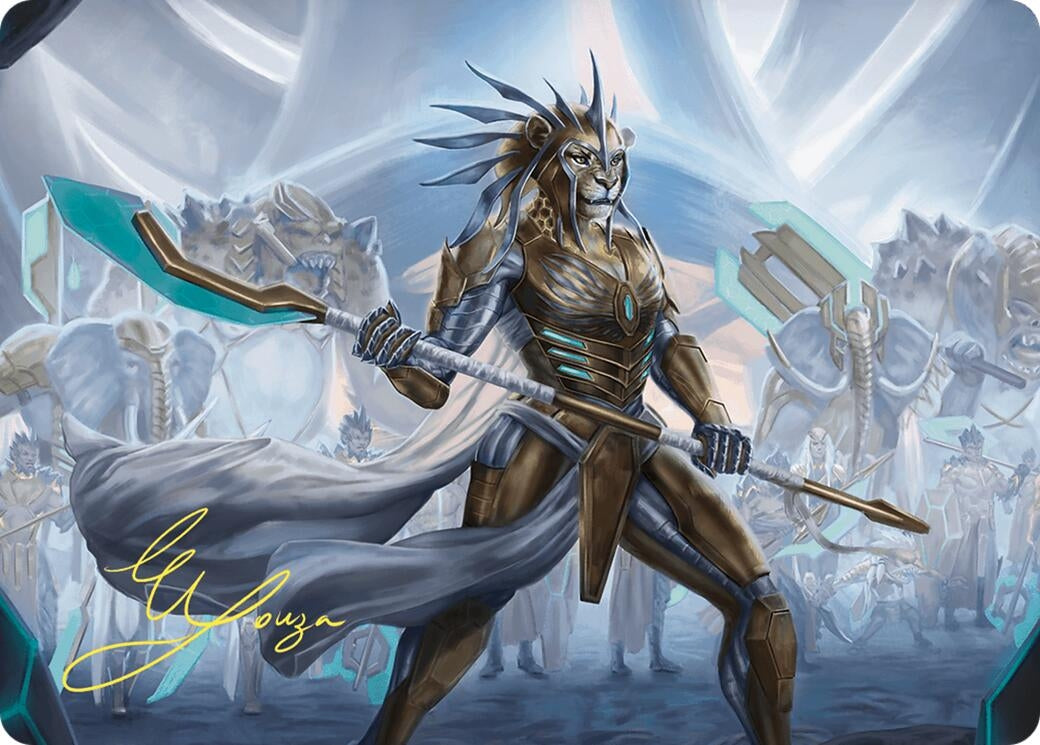 Image for Kemba, Kha Regent Art Card (Gold-Stamped Signature) (2) (ASCMM) - Magic: The Gathering