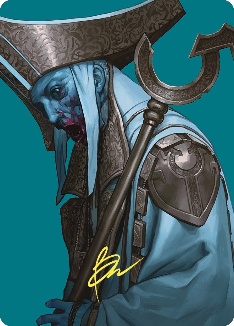 Image for Mikaeus, the Unhallowed Art Card (Gold-Stamped Signature) (54) (ASCMM) - Magic: The Gathering