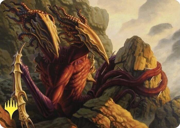 Image for Two-Headed Sliver Art Card (Gold-Stamped) (79) (ASCMM) - Magic: The Gathering