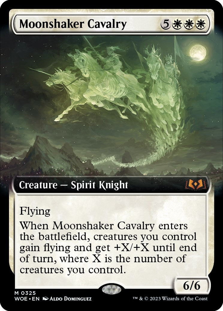 Image for Moonshaker Cavalry (Extended Art) (325) - Magic: The Gathering