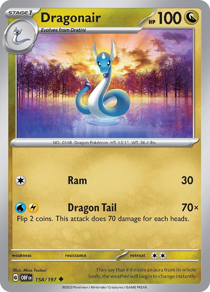 Image for Dragonair (158/197) (OBF) - Pokemon