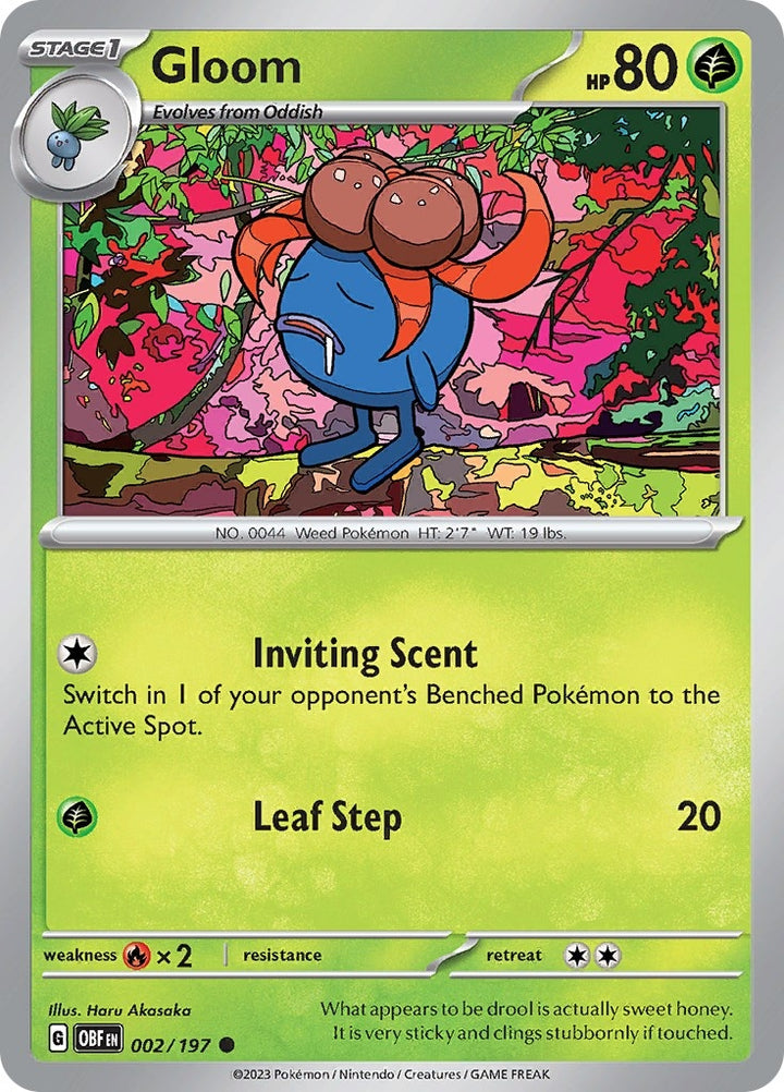 Image for Gloom (002/197) (OBF) - Pokemon