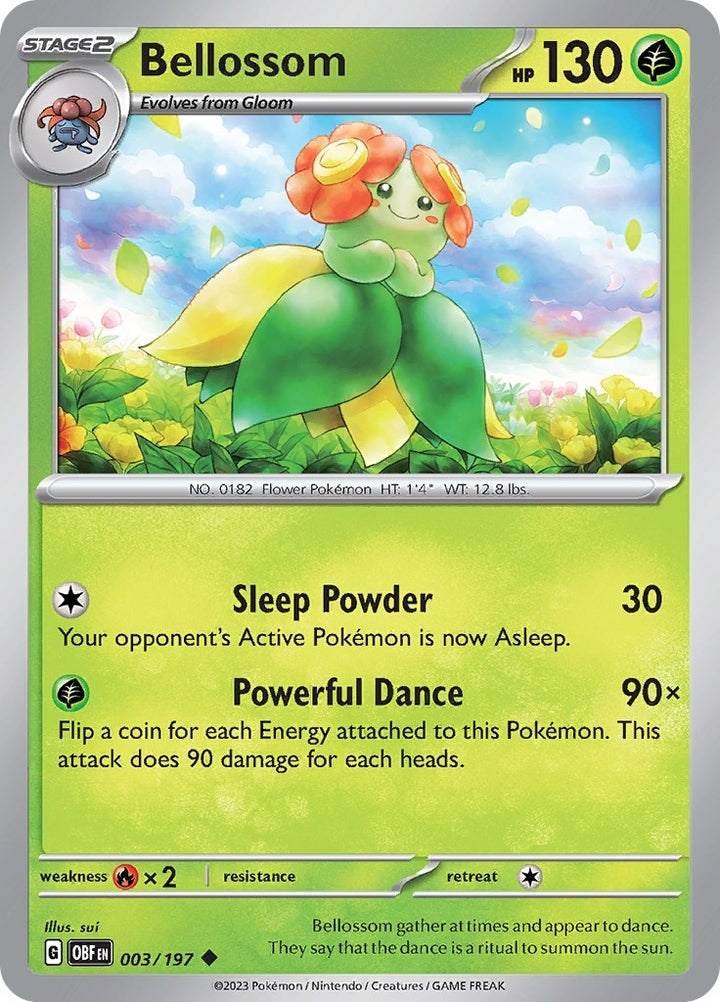 Image for Bellossom (003/197) (OBF) - Pokemon