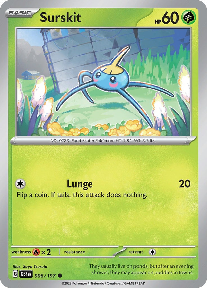 Image for Surskit (006/197) (OBF) - Pokemon