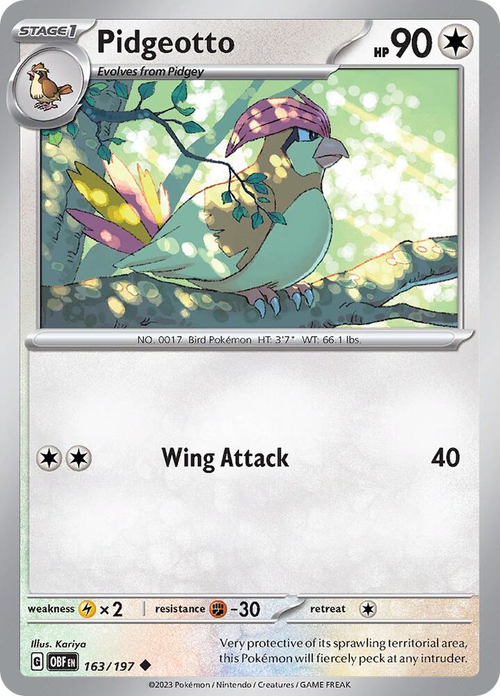 Pidgeotto (163/197) (OBF)
