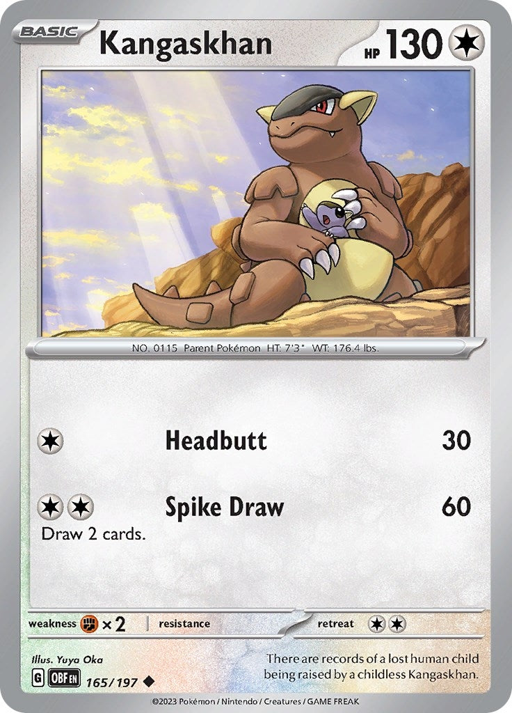 Image for Kangaskhan (165/197) (OBF) - Pokemon