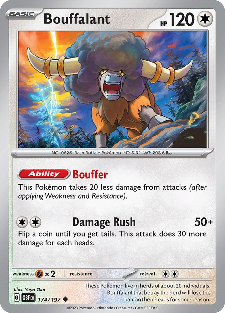 Image for Bouffalant (174/197) (OBF) - Pokemon