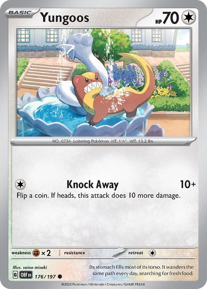 Image for Yungoos (176/197) (OBF) - Pokemon